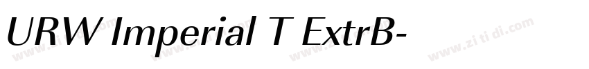 URW Imperial T ExtrB字体转换 URW Imperial T ExtrB字体转换